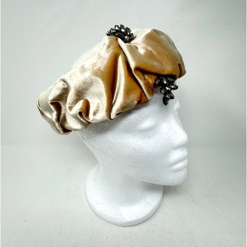 Mr. John | Accessories | Vintage Mr John Pillbox Hat Taupe  display picture 2